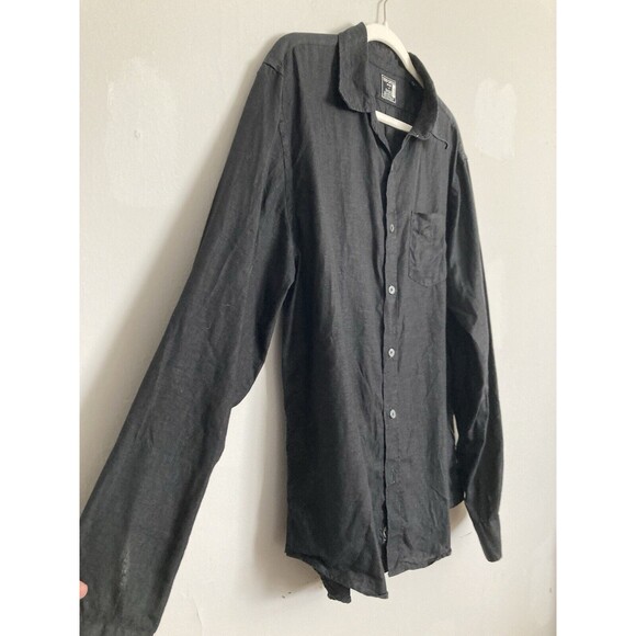 Todd Snyder Charcoal Casual Button Down Shirt - Picture 2 of 11